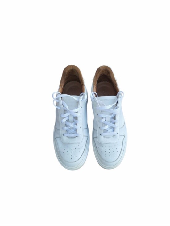 Allen Edmonds Other - Allen Edmonds White Leather Owen Casual Sneaker Tennis Athletic Walk Shoe Men 11